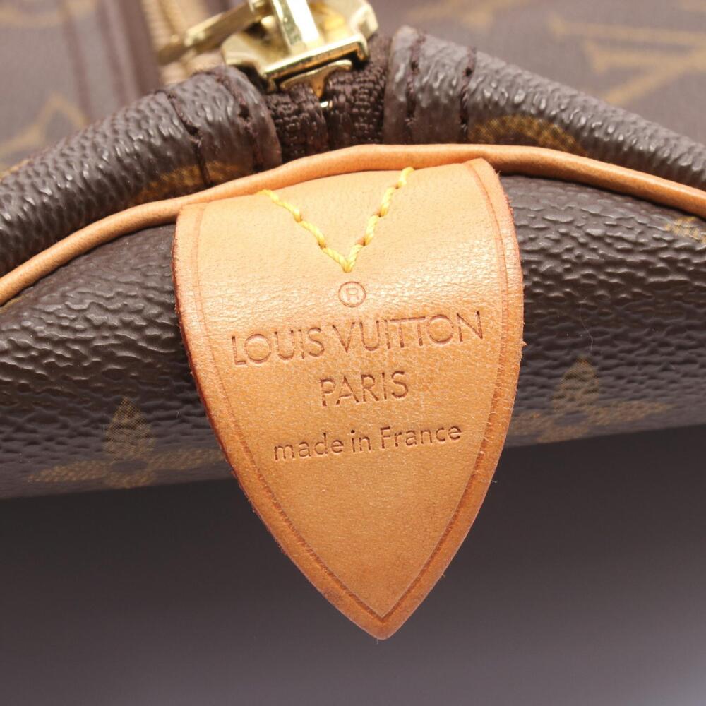 Louis Vuitton Bag Monogram leather Boston Keepall Brown canvas - Picture 4 of 5